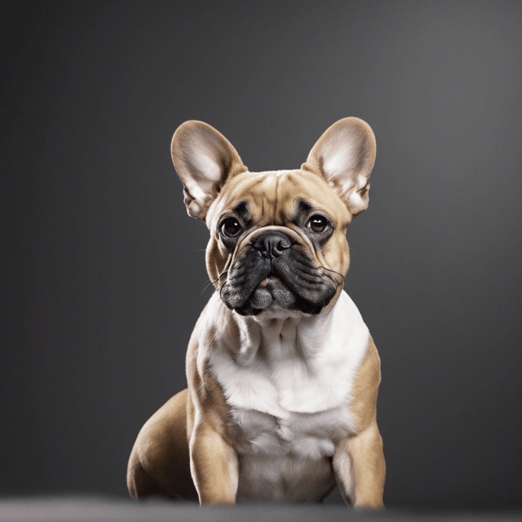 An image showcasing a French Bulldog's shiny coat after daily grooming