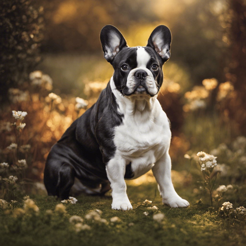 An image showcasing a French Bulldog with a short coat, beautifully ...