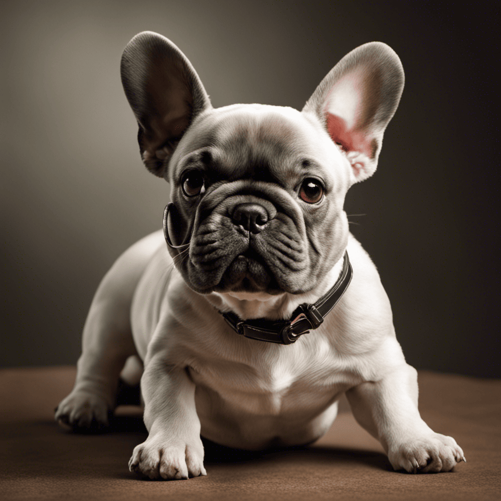 An image showcasing the evolution of the French Bulldog breed through the lens of the Toy Bulldog's influence