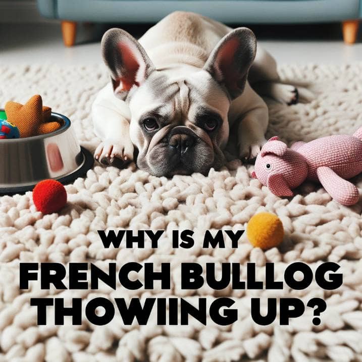 Why my french bulldog is throwing up