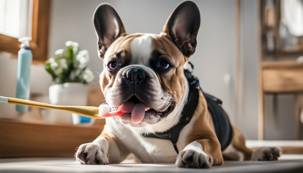 French Bulldog dental care