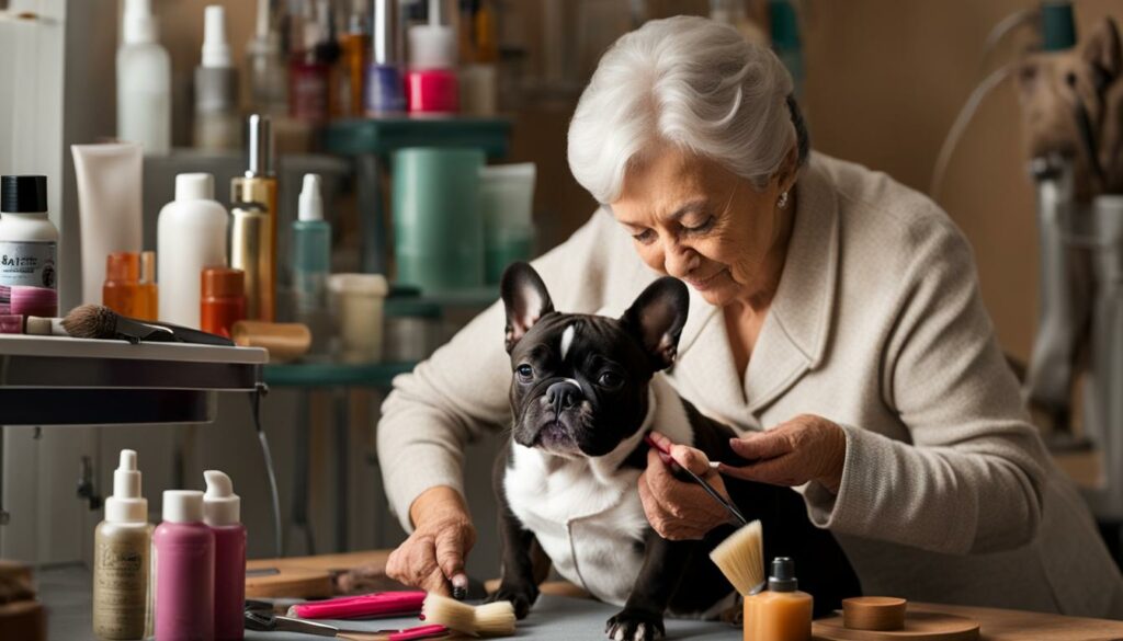 French Bulldog grooming for seniors