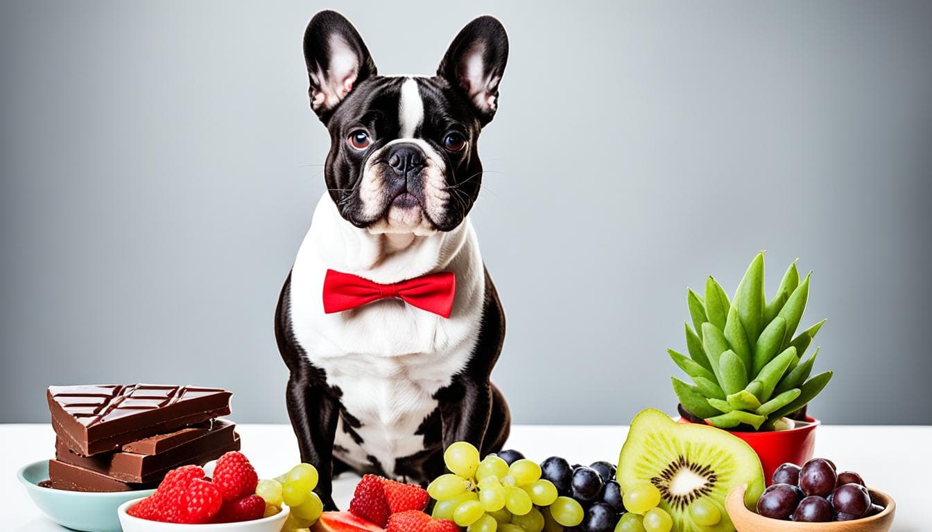 French Bulldog Avoiding Toxic Foods