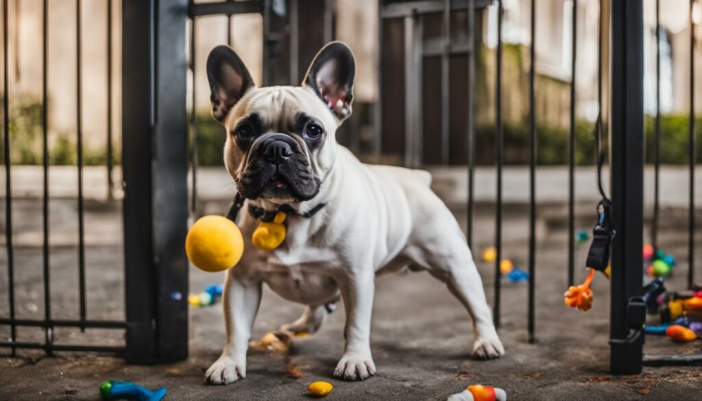 French Bulldog bite training