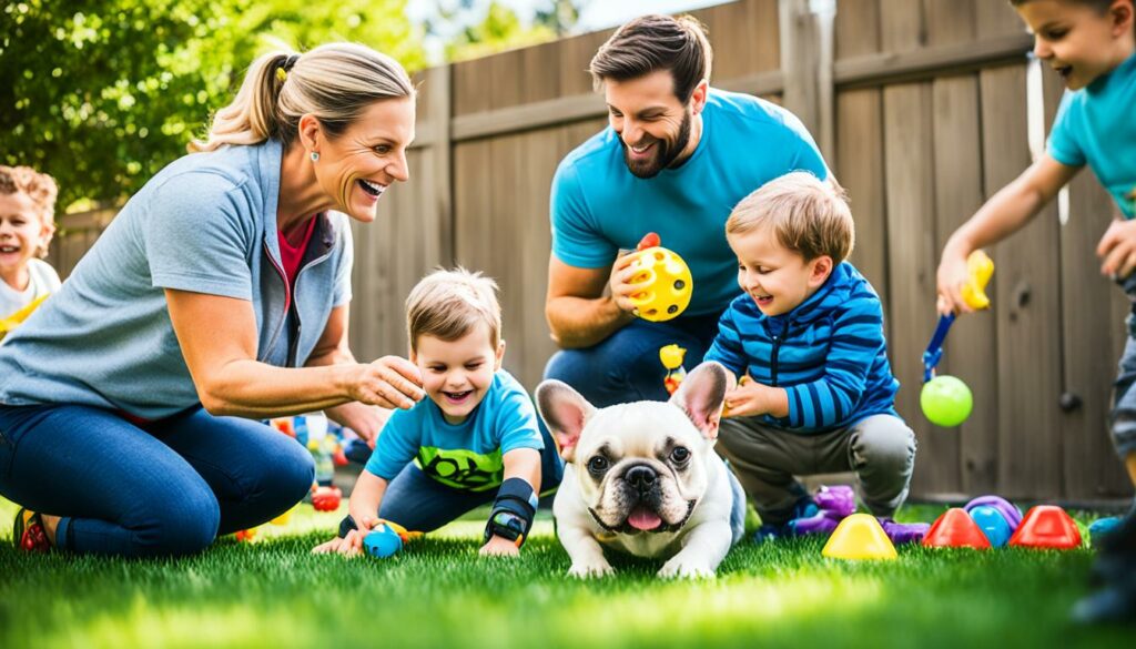 Fun and interactive French Bulldog training for kids