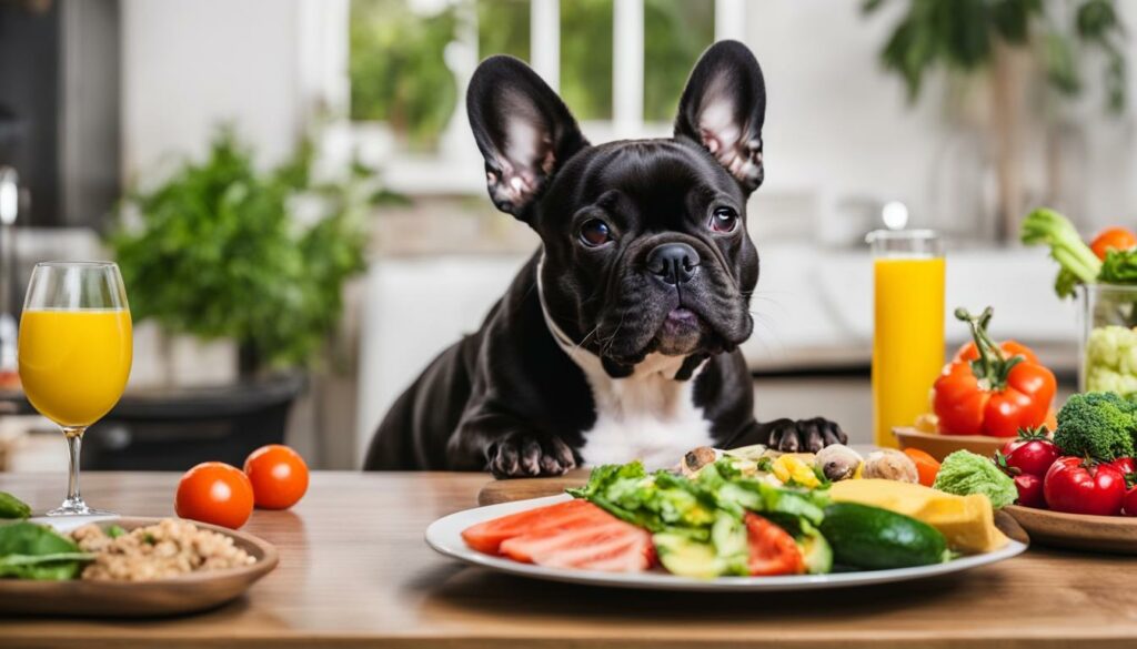 Patient Feeding with French Bulldogs