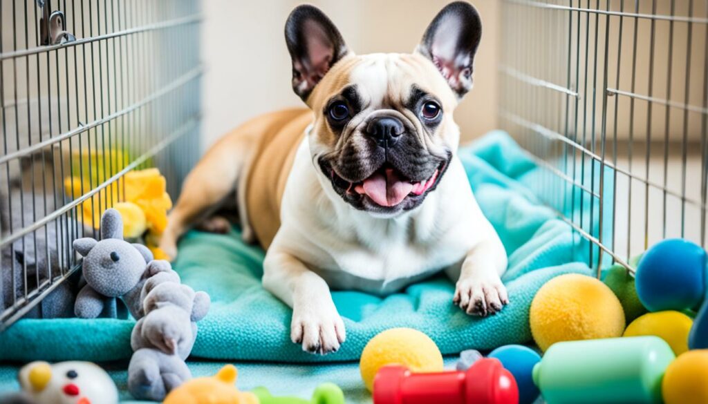 crate training for Frenchies