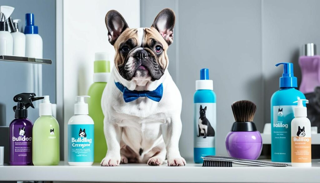 French Bulldog grooming tools