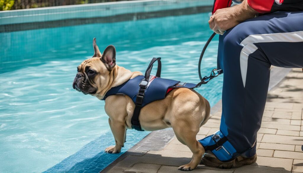 french bulldog swimming pool safety