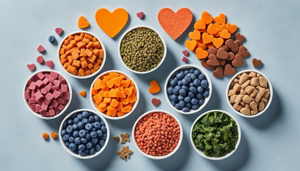 raw and freeze-dried dog food toppers