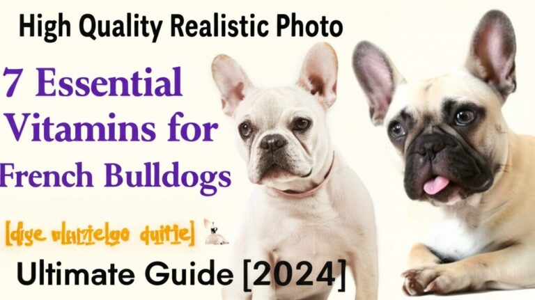 High quality realistic photo of French related to 7 Essential Vitamins for French Bulldogs: Ultimate Guide [2024], professional quality, detailed, excellent lighting, clear composition
