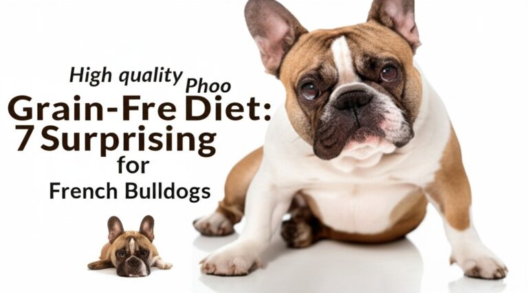 High quality realistic photo of Grain-Free Diet: 7 Surprising Benefits for French Bulldogs, professional quality, detailed, excellent lighting, clear composition